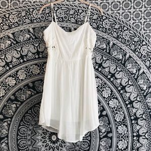 White Flowy Dress